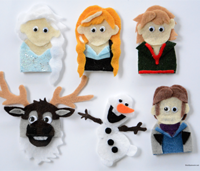 Disney Frozen Finger Puppets by Idea Room