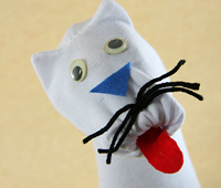 Cat Sock Puppet