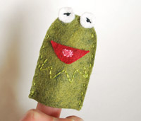 The Muppets Kermit the Frog Finger Puppet