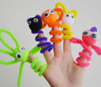 Pipe Cleaner Finger Puppets