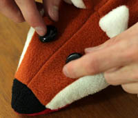 Instructables Fox Hand Puppet