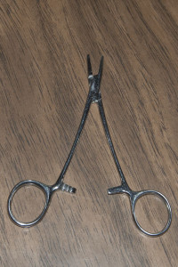 These suture clamps work great for puppet making