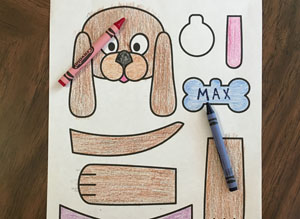 Free Dog Paper Bag Puppet Pattern The Tucson Puppet Lady