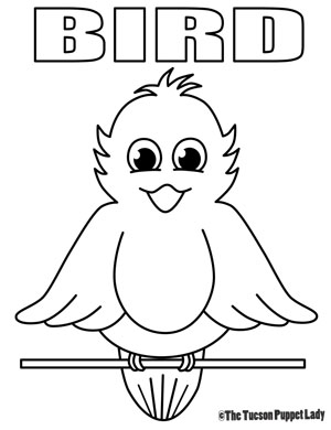 free birds coloring pages